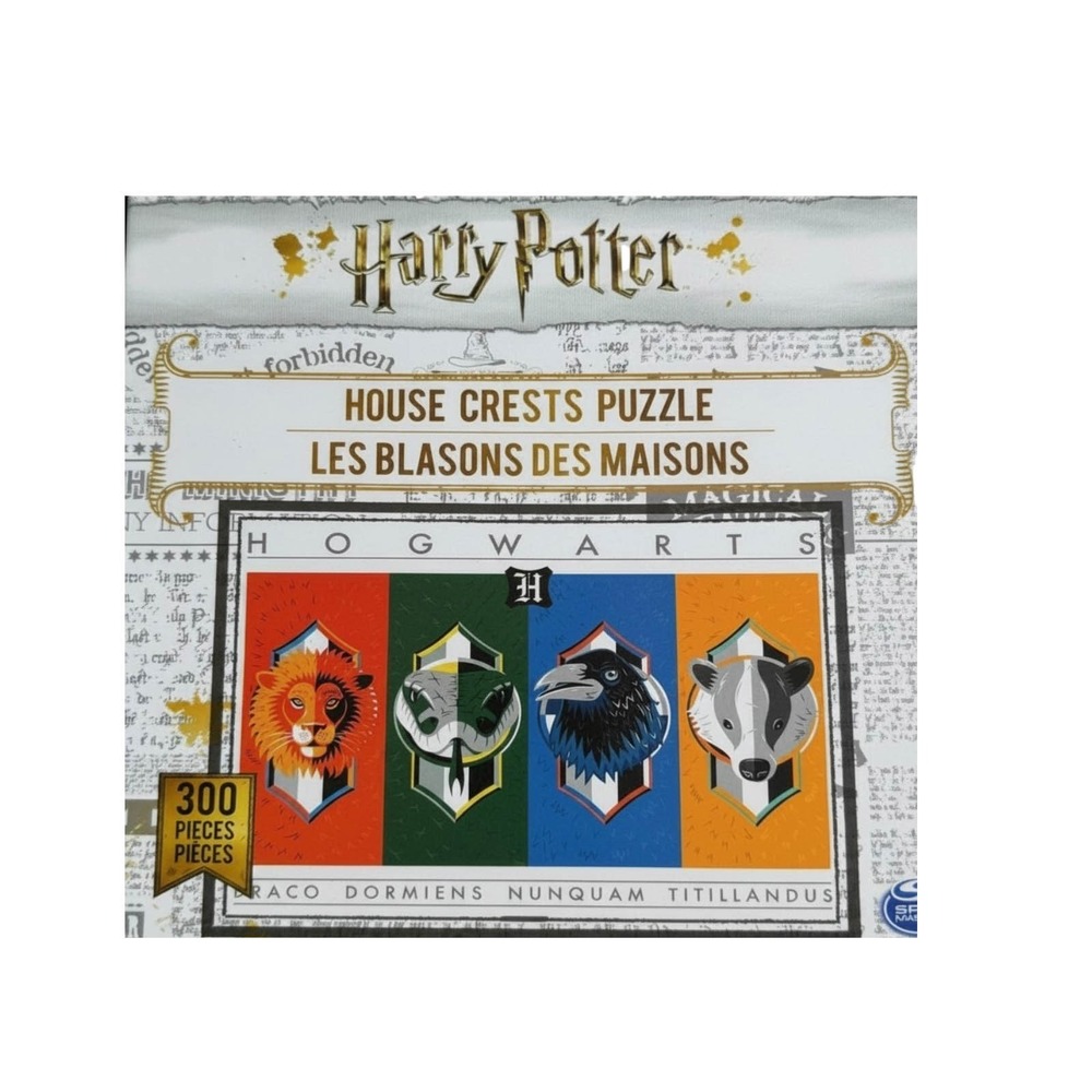 Spin Master Harry Potter House Crests 300‎ Pieces Puzzle Complete